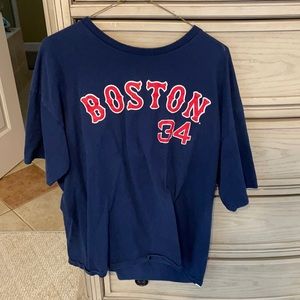 MLB Boston Red Sox David Ortiz #34 T Shirt